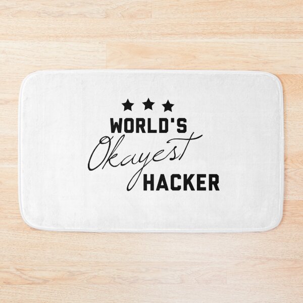 Item preview, World's Okayest Hacker Funny Gift for Hacker designed and sold by 30-Merch.