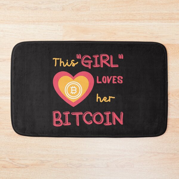 Item preview, This Girl Loves Her Bitcoin, crytocurrency bitcoin designed and sold by sirina2796.