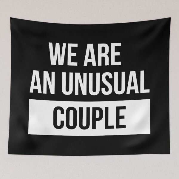 Item preview, We Are Unusual Couple (White) designed and sold by FilipeFerreira.