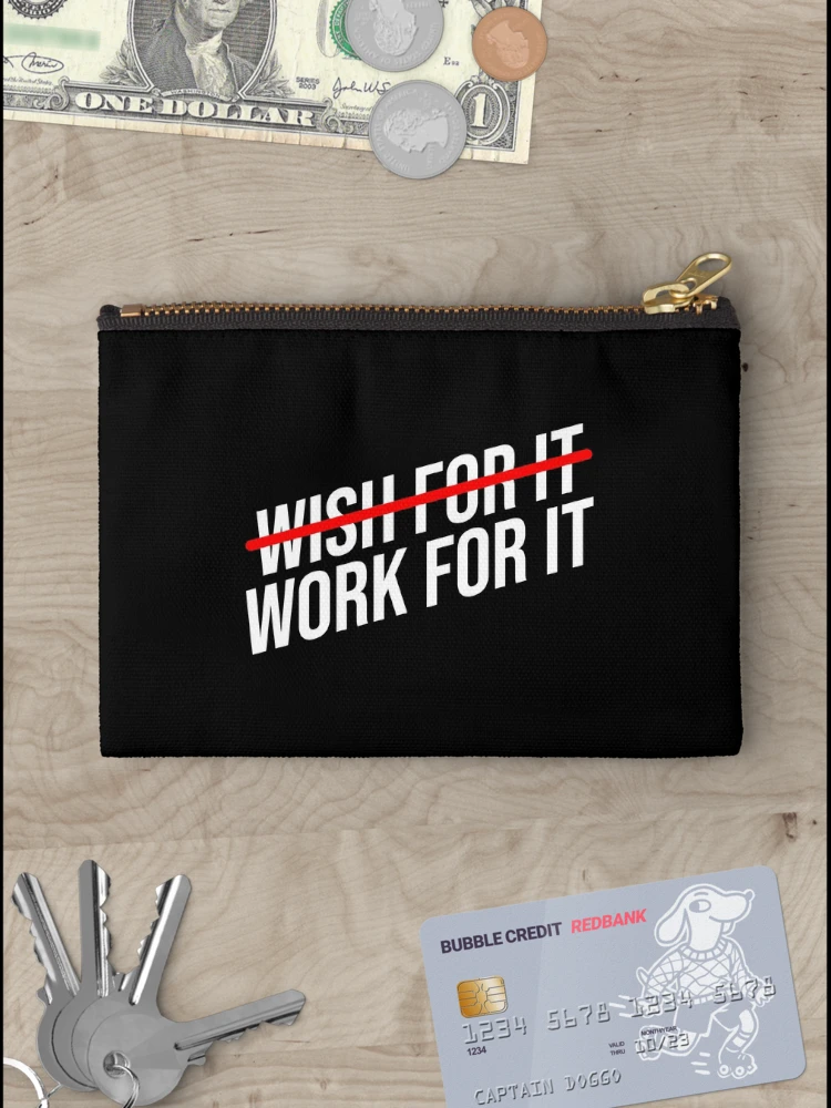 Thumbnail 3 of 4, Zipper Pouch, Work For It designed and sold by Express YRSLF.