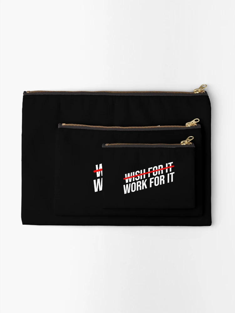 Thumbnail 2 of 4, Zipper Pouch, Work For It designed and sold by Express YRSLF.
