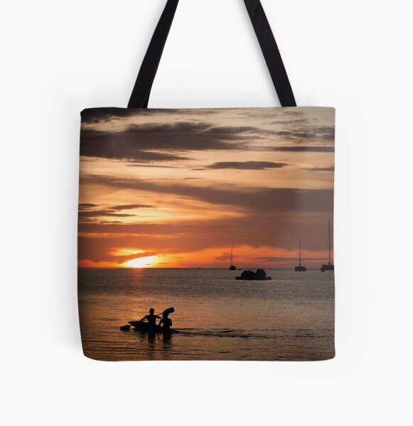 Kayaking to the Sunset in Koh Lipe All Over Print Tote Bag