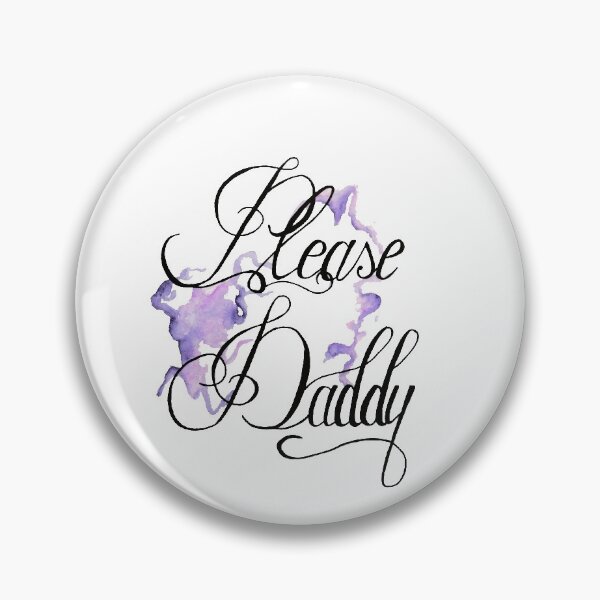 Item preview, Please daddy watercolor calligraphy designed and sold by Pasteehk.