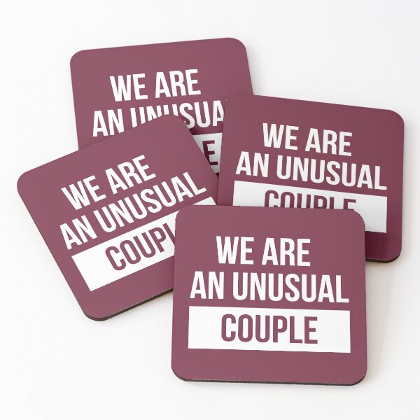 Item preview, We Are Unusual Couple (Dark Red) designed and sold by FilipeFerreira.