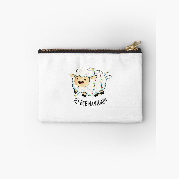 Item preview, Fleece Navidad Funny Christmas Sheep Puns  designed and sold by punnybone.