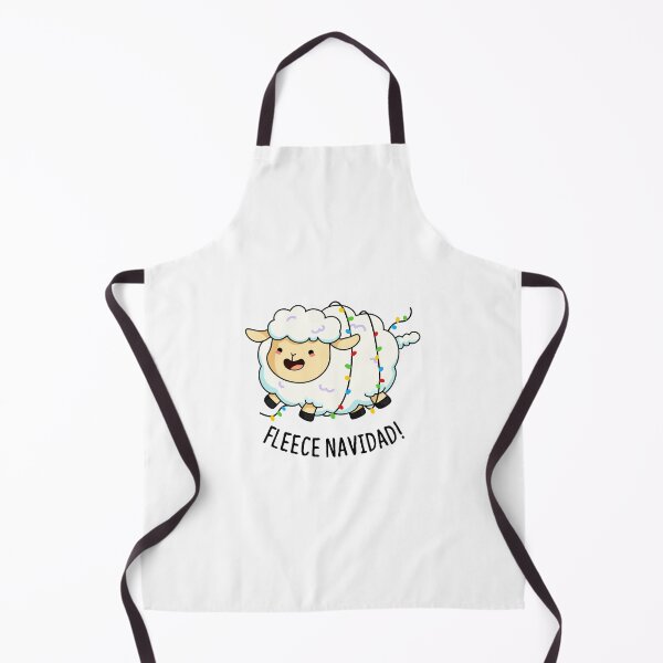 Item preview, Fleece Navidad Funny Christmas Sheep Puns designed and sold by punnybone.