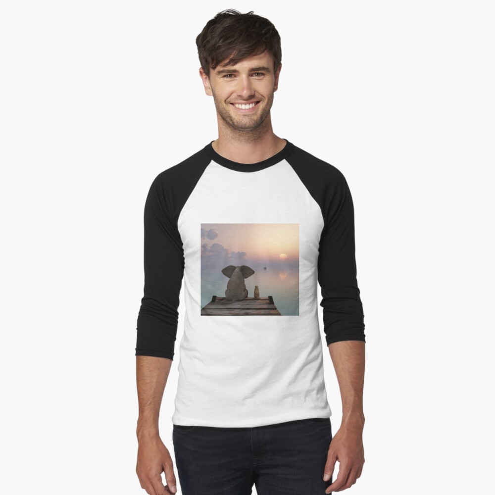 Item preview, Baseball ¾ Sleeve T-Shirt designed and sold by mikekiev.