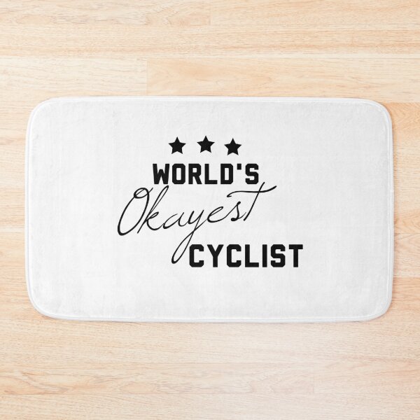 Item preview, World's Okayest Cyclist Funny Gift for Cyclists designed and sold by 30-Merch.
