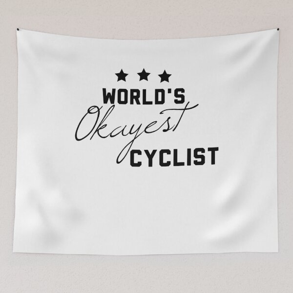 Item preview, World's Okayest Cyclist Funny Gift for Cyclists designed and sold by 30-Merch.