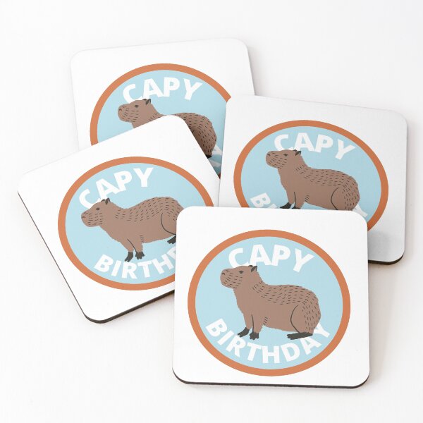 Item preview, Capy Birthday designed and sold by ToastyBopShop.