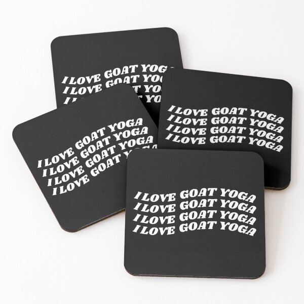Item preview, I Love Goat Yoga Funny Yogi designed and sold by happinestSHOP.