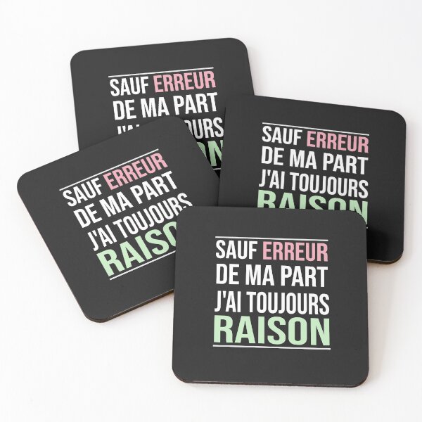 Aperçu de l'œuvre sauf erreur de ma part jai toujours raison gift idea créée et vendue par store7azzouzi.