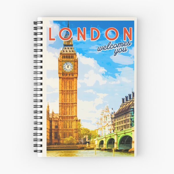Item preview, Vintage London travel poster retro designed and sold by TheBritishShop.