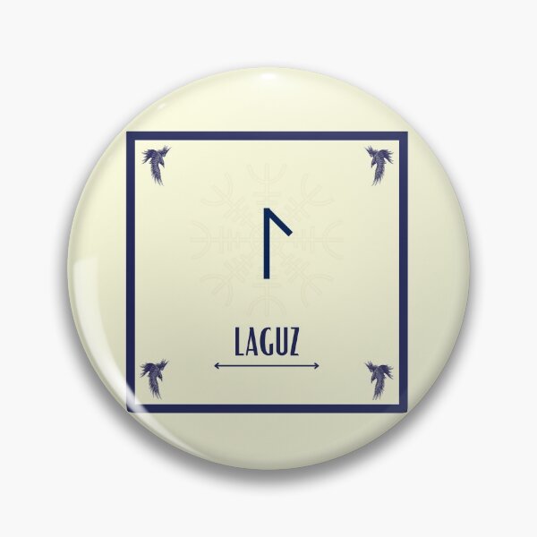 Item preview, Odin - Norse Rune - Laguz - Futhark - Viking Sticker - Ancient Alphabet designed and sold by Live2211.