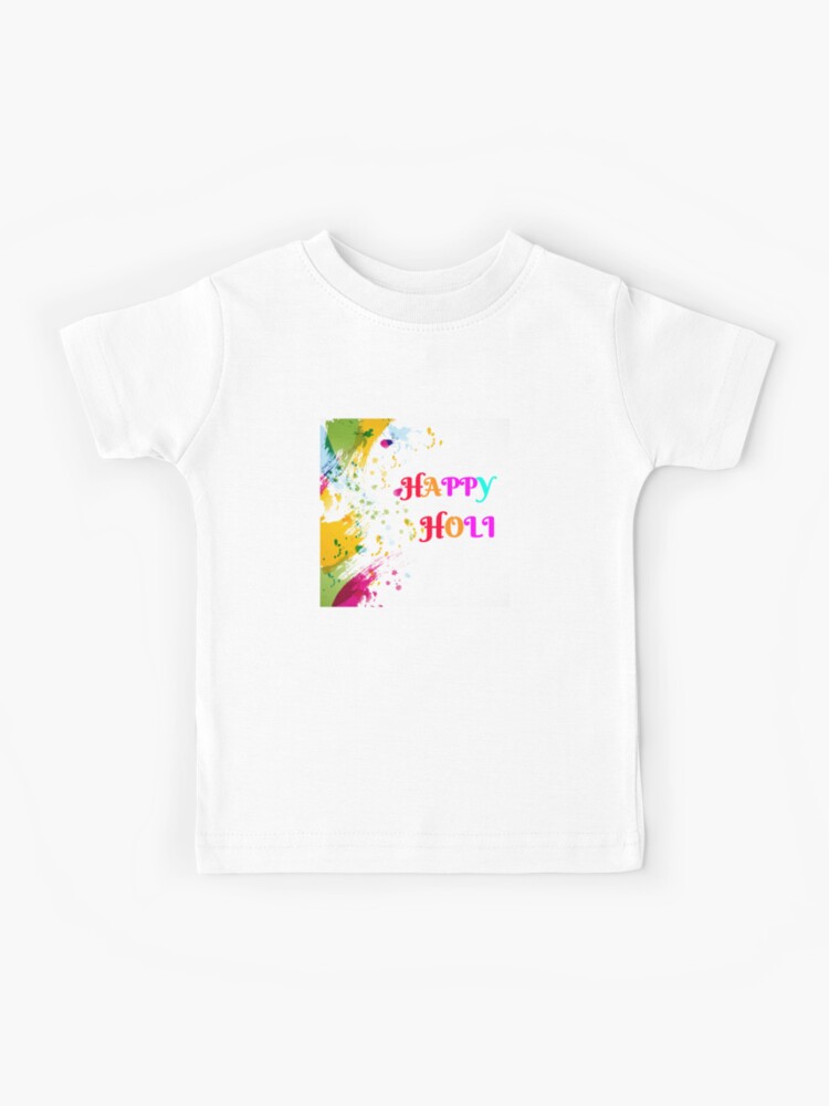 holi t shirt painting