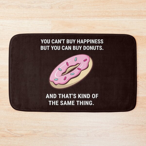 Item preview, Cute funny donut design. Happiness is donut.  designed and sold by efenem.