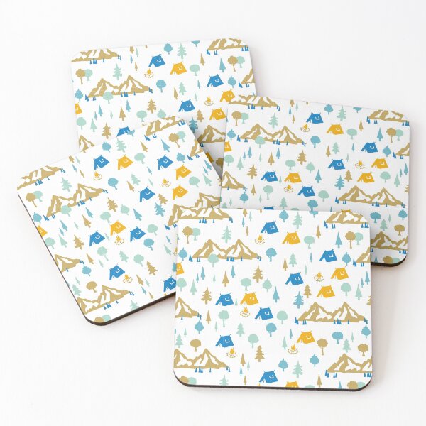 Item preview, Summer Forest Camping Pattern designed and sold by FlinArt.