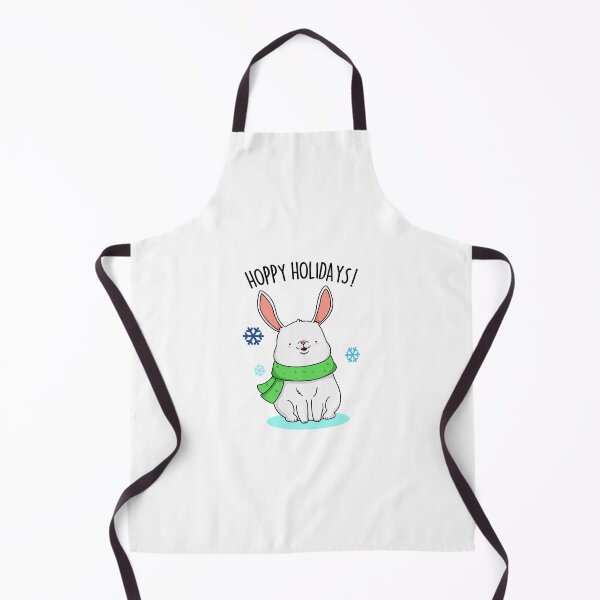 Item preview, Hoppy Holidays Funny Christmas Rabbit Puns designed and sold by punnybone.