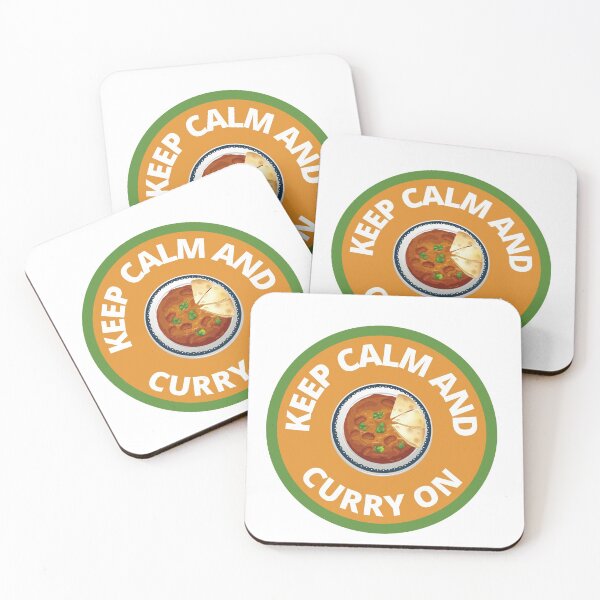 Item preview, Keep Calm And Curry On designed and sold by ToastyBopShop.