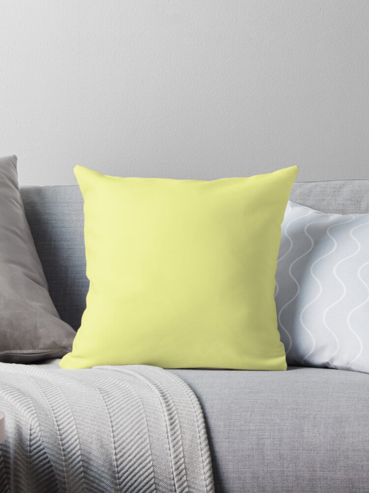 Pale yellow best sale decorative pillows