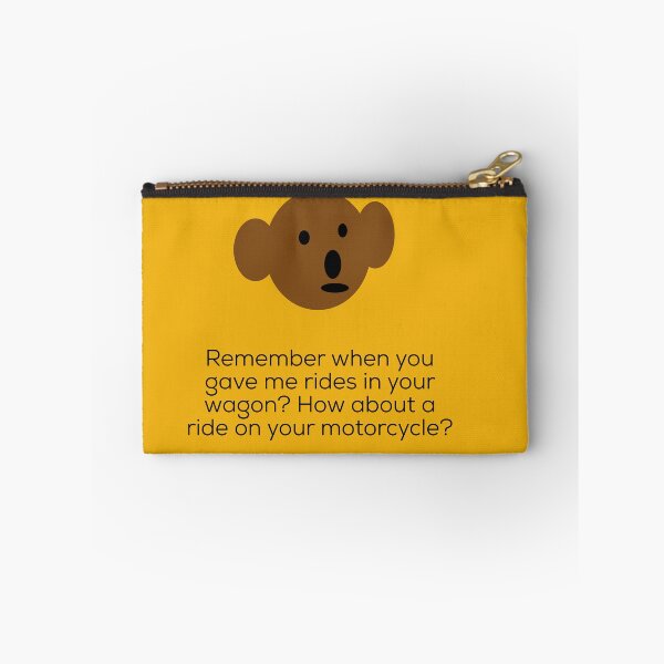 Item preview, Teddy Bear Remember when you gave me rides in your wagon? How about a ride on your  motorcycle? designed and sold by headtrackerart.