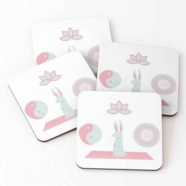 Item preview, Yoga Bunny Sticker Pack designed and sold by sophiedziovalas.