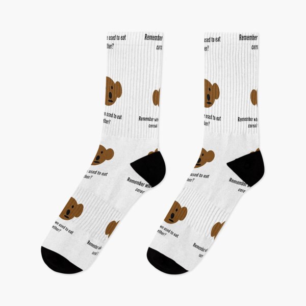 Item preview, Teddy Bear Remember when we used to eat cereal together? designed and sold by headtrackerart.
