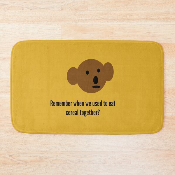 Item preview, Teddy Bear Remember when we used to eat cereal together? designed and sold by headtrackerart.