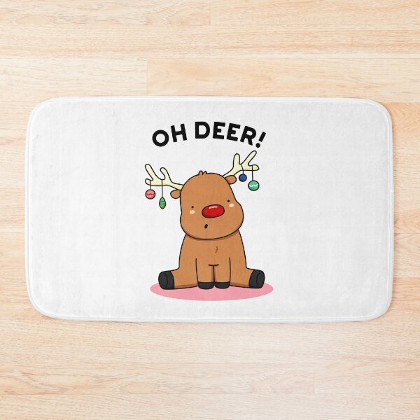 Item preview, Oh Deer Funny Christmas Deer Puns  designed and sold by punnybone.