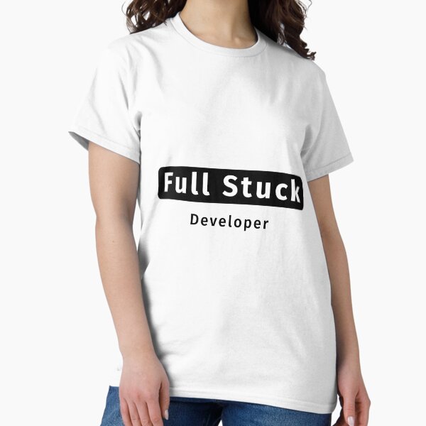 Artikel-Vorschau von Full Stuck Developer – Lustige Programmierwitze, designt und verkauft von Programming Jokes.
