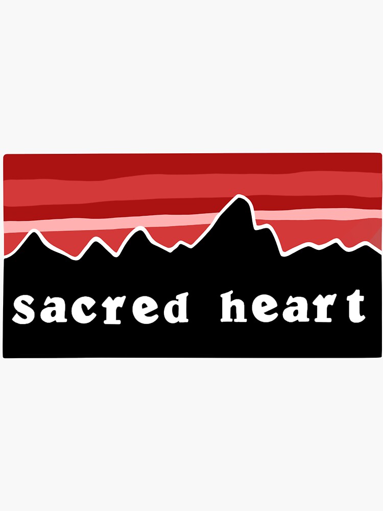 "Sacred Heart University!" Sticker by mkhewitt Redbubble