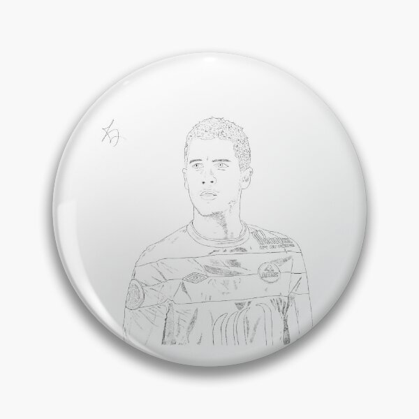 Artikelvorschau, Eden Hazard (B & W) und LOSC von Beautifutebol entworfen und verkauft von Beautifutebol.