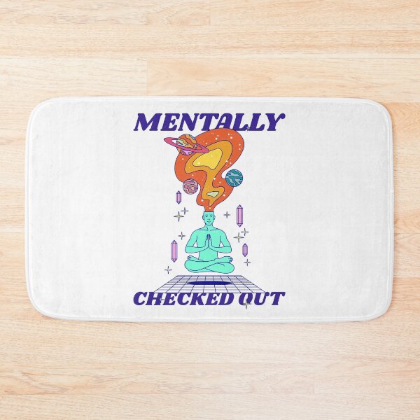 Item preview, Mentally Checked Out Fed Up Burnout Exhausted Drained Low Battery designed and sold by KLINESTORE.