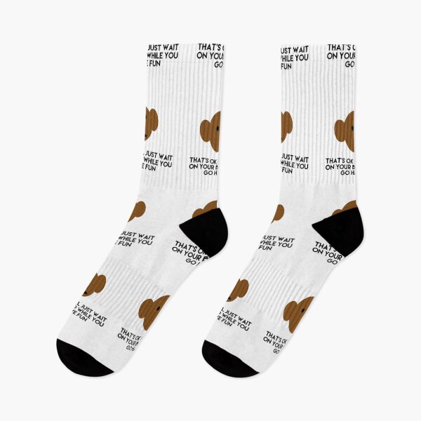 Item preview, Teddy Bear Thats OK I'll just wait on your bed while you go have fun designed and sold by headtrackerart.