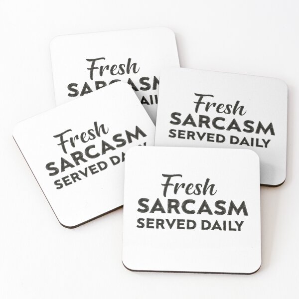 Item preview, Fresh Sarcasm Served Daily,funny Gifts,funny sarcastic designed and sold by BousboulaStorie.