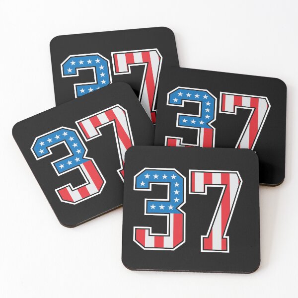 Item preview, 37 American Classy Numbers thirty-seven United States Flag designed and sold by Urosek.