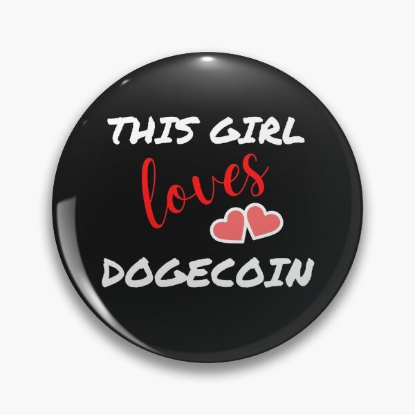 Item preview, This Girl Loves Dogecoin designed and sold by Luckydesign1975.