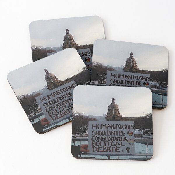 Item preview, Human Rights Shouldn't Be Considered A Political Debate. designed and sold by dellishoppe.