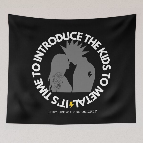 Item preview, It's Time To Introduce The Kids To Metal designed and sold by LeonardoBotha.