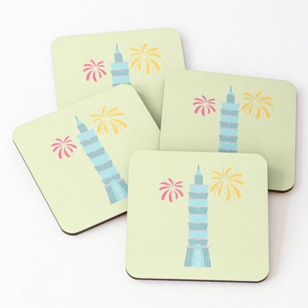 Item preview, Taiwan Taipei 101 with fireworks designed and sold by Trista Designs.