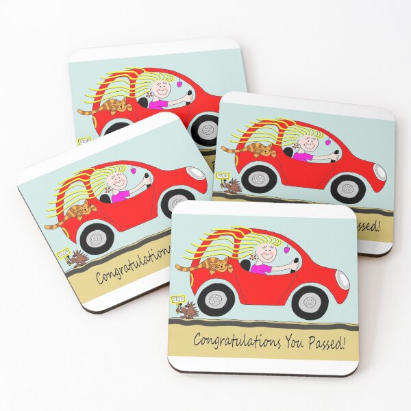 Item preview, Passed her driving test.Happy female as she has just passed her driving test. designed and sold by Michael Mills.