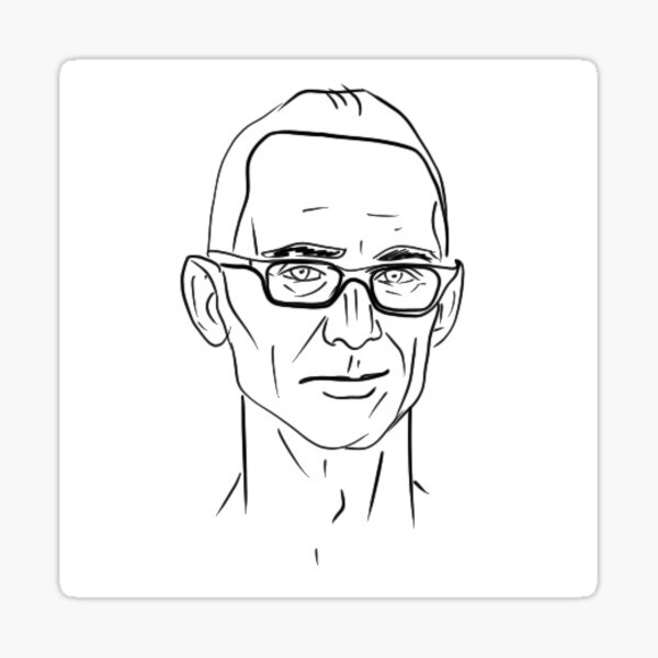 “chuck palahniuk” Sticker by tripswitchart | Redbubble