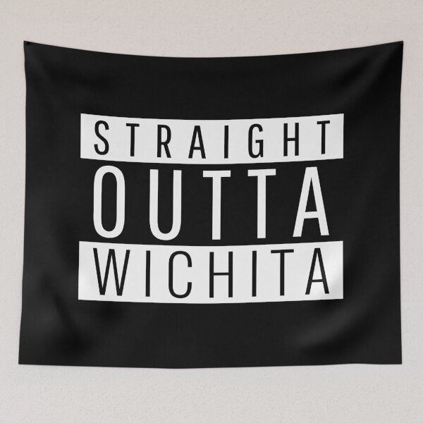 Item preview, Straight Outta Wichita  designed and sold by Teelogic.