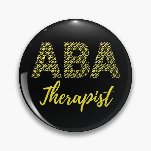 Artikelvorschau, ABA-Therapeut Verhaltenstherapeut Gelbes Blumenmuster - ABA-Therapie entworfen und verkauft von WonderWear.