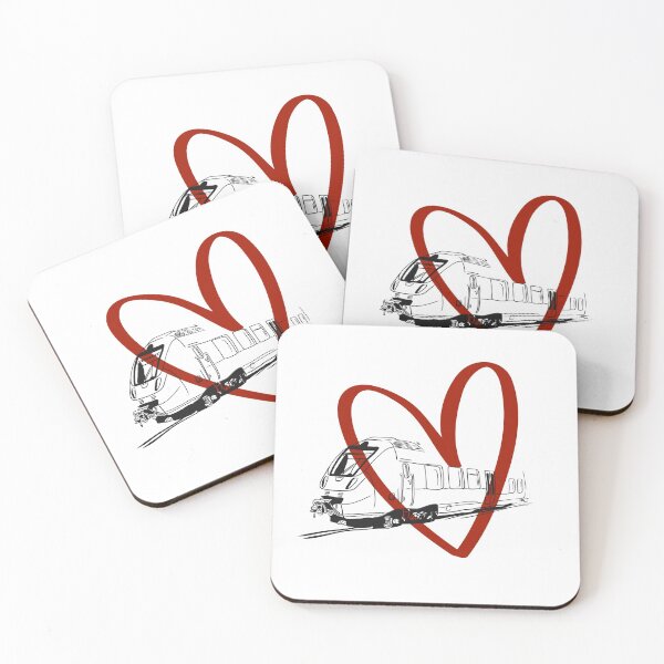 Item preview, Love trains love for Trains train lover maquinista trenes  designed and sold by Tropical Blood.