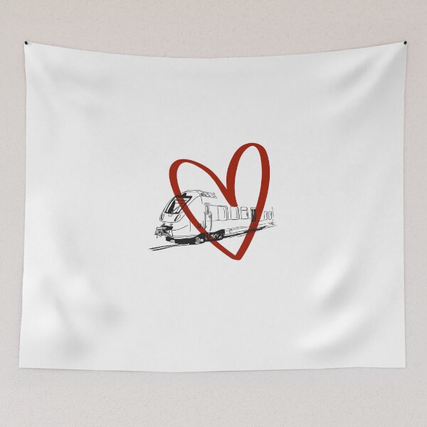 Item preview, Love trains love for Trains train lover maquinista trenes  designed and sold by Tropical Blood.
