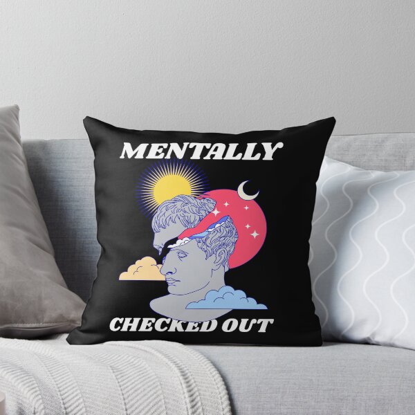Item preview, Mentally Checked Out Fed Up Burnout Exhausted Drained Low Battery designed and sold by KLINESTORE.