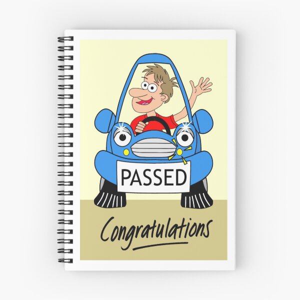 Item preview, Passed driving test. Happy male driver just passed his driving test. designed and sold by Michael Mills.