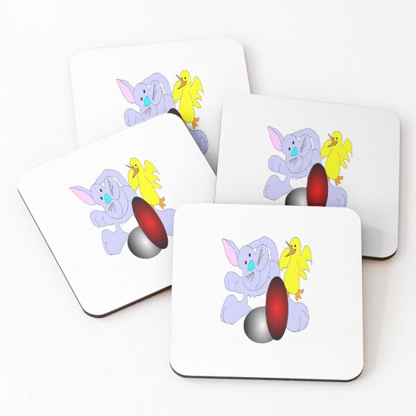 Item preview, HAPPY EASTER  BUNNY, CHIC AND EGGS designed and sold by CUTESTUFFnow.