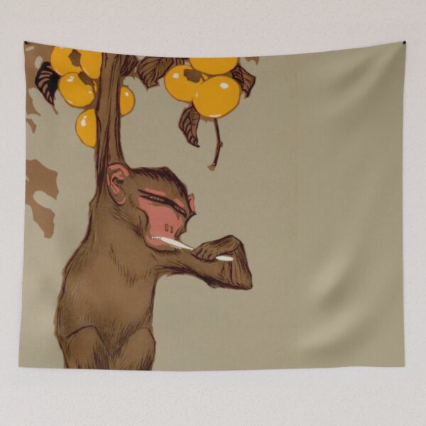 Item preview, Monkey brushes his teeth designed and sold by OroboroCustom.